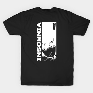 Anime Manga INSOMNIA Design T-Shirt